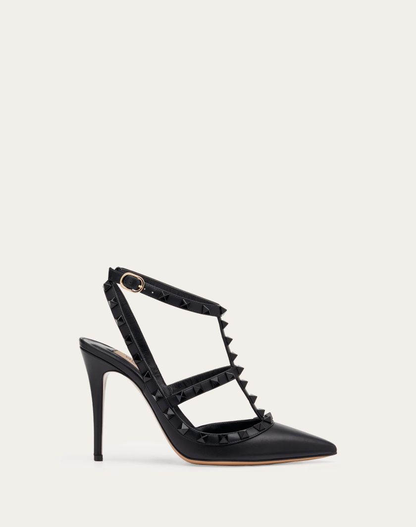 ROCKSTUD ANKLE STRAP PUMP WITH TONAL STUDS 100 MM - Image 6